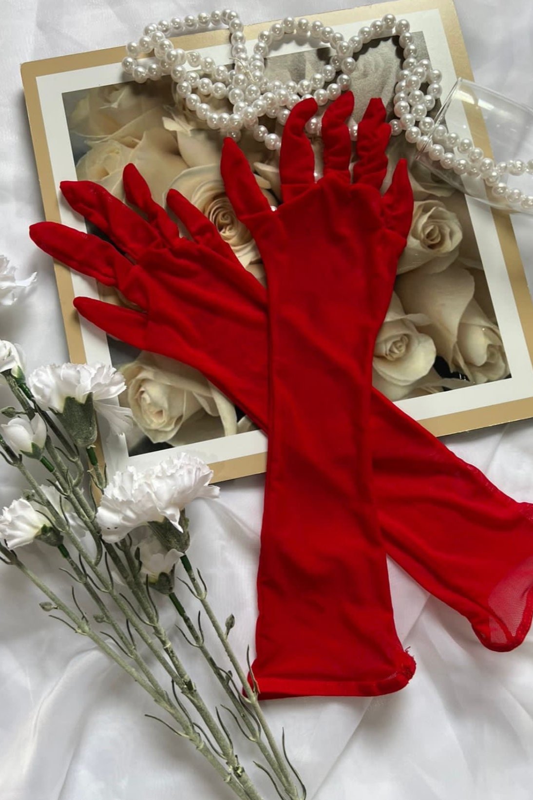 Guantes para lencería Ref. Malla