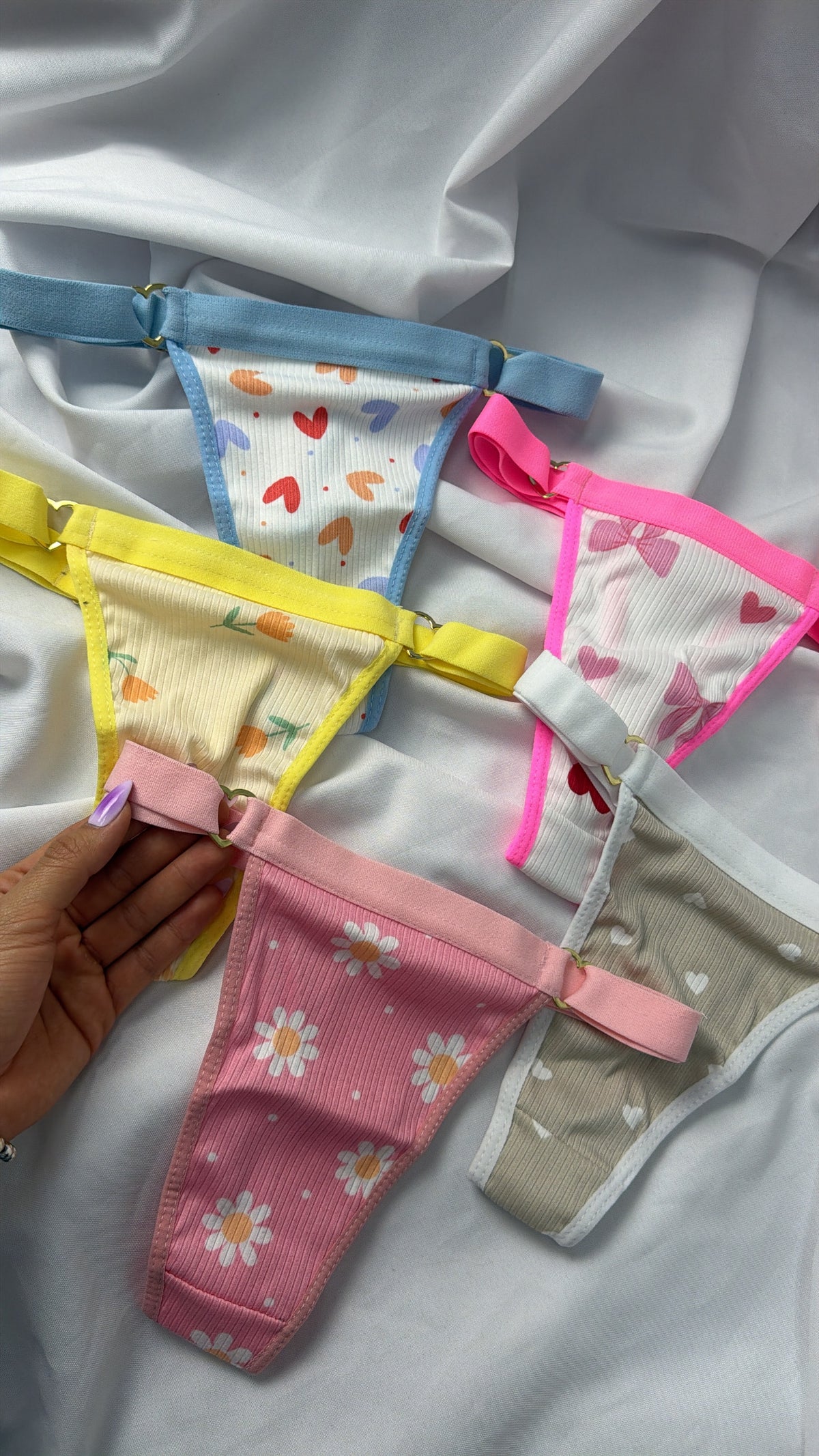 Pack Pantys Estampados x5UNDS
