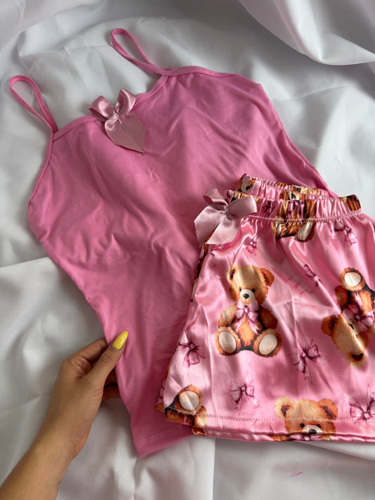 Pijamas Satín Estampada