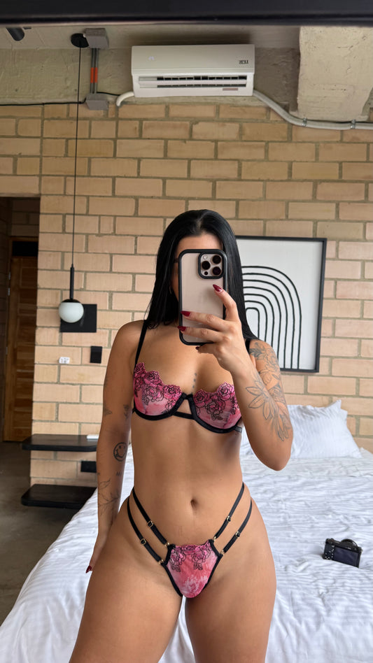 Set de Lencería Ref. Set Carmesí