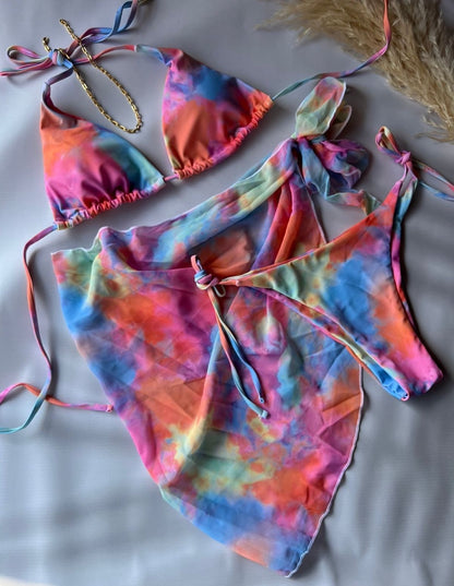 Bikini Pareo Colores