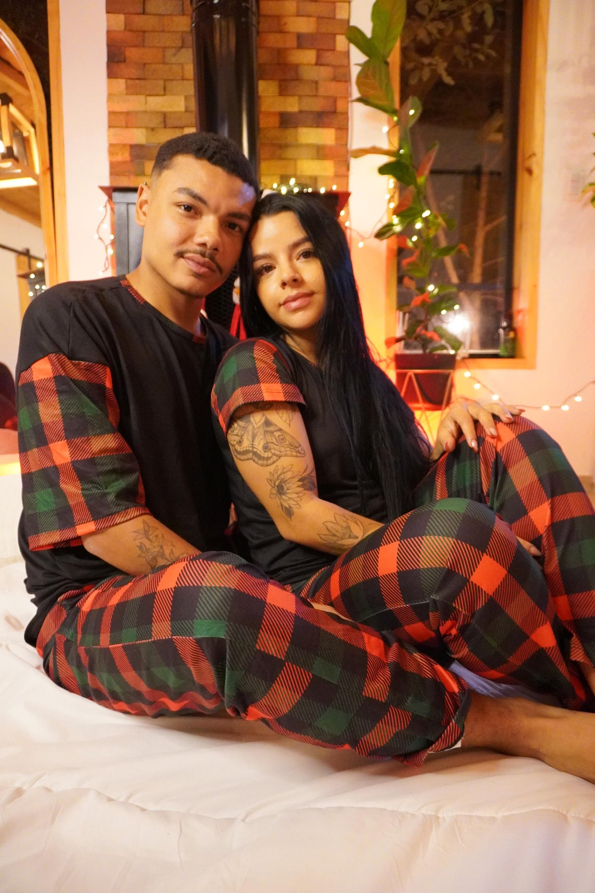 Pijama Navidad Pareja Ref. Cuadros